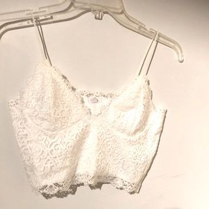 Garage lace slip corset Small